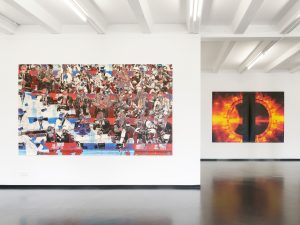 Installation view KATHARINA SIEVERDING – GEFECHTSPAUSE Galerie Wilma Tolksdorf