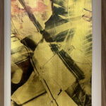 Astrid Busch, Viking Venus#26, 2022, Archival Pigment Print auf Gold 29,7 x 21 cm (Maß ohne Rahmen), Unikat